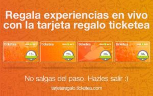 tarjeta regalo ticketea