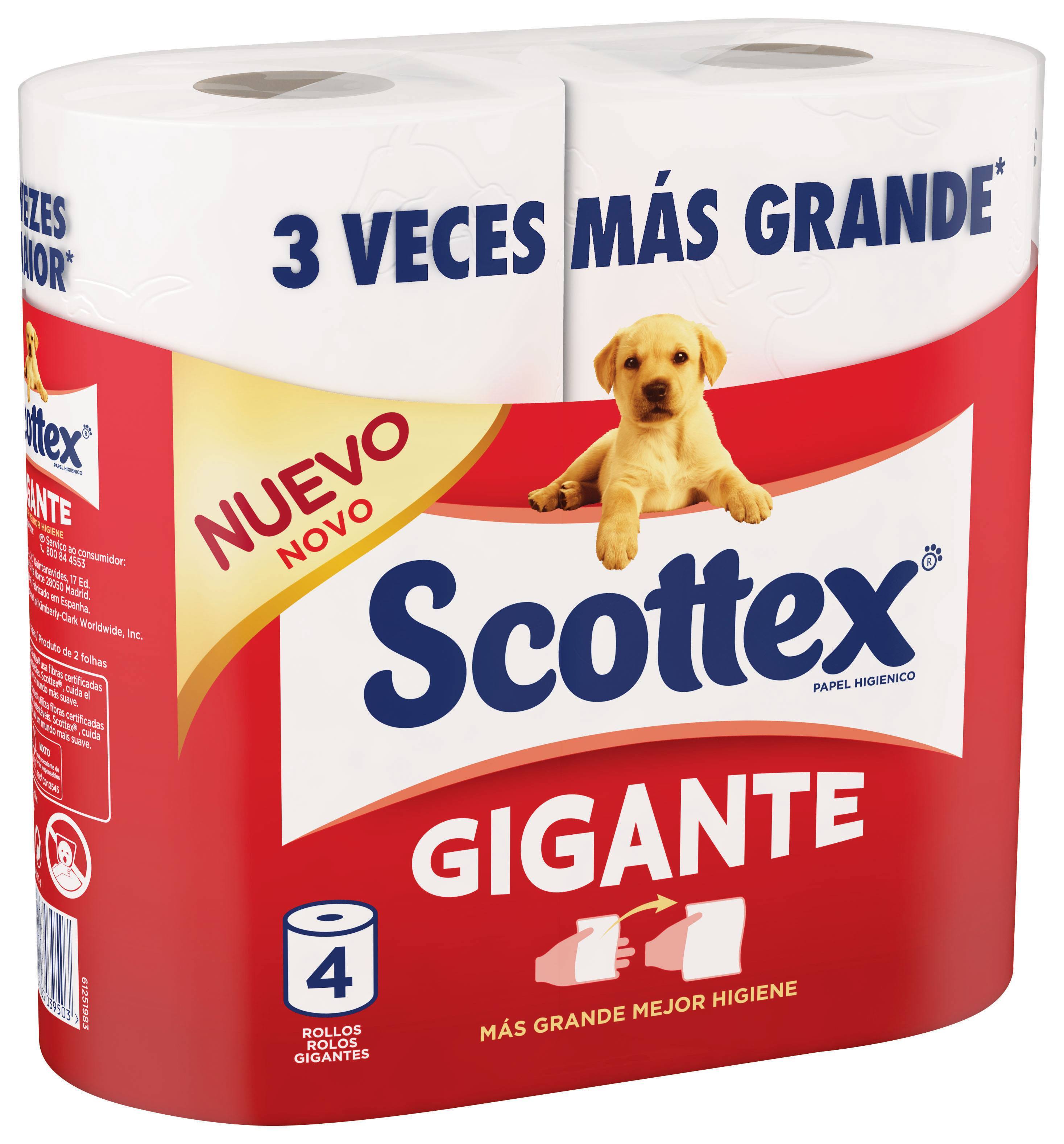 Scottex Gigante, el papel higiénico más grande del mercado - DARetail. La  actualidad del mundo del retail, la distribución comercial, los puntos de  venta y las franquicias