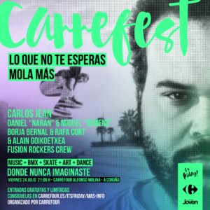 Cartel Carrefest - A Coruña