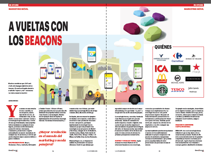 a vueltas con los beacons