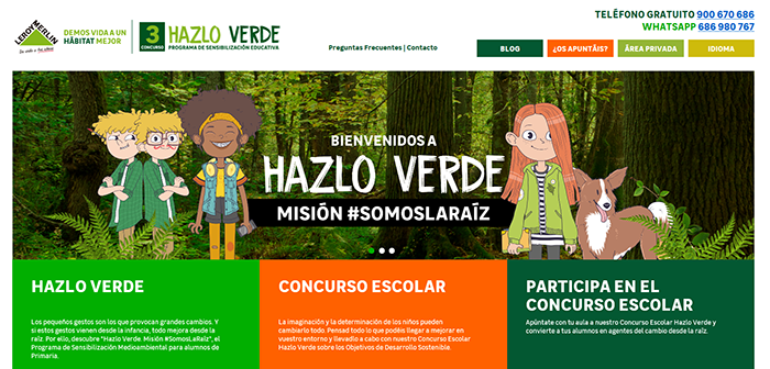 La imagen de la portada del Programa 'Hazlo Verde' de Leroy Merlin.