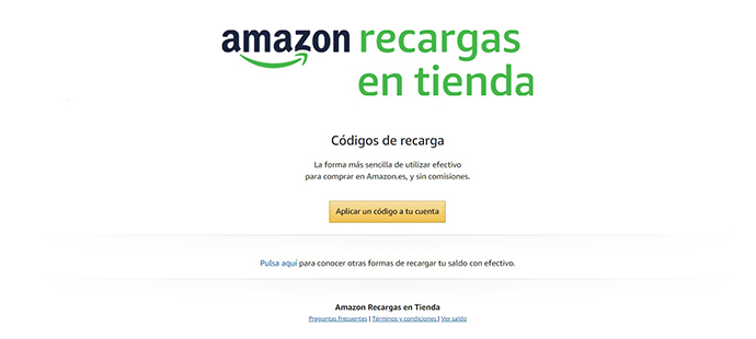 Amazon inagura su nuevo servicio para comprar en efectivo cualquier producto de la web Amazon.es.