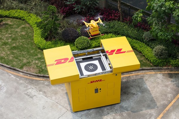 dhl drones en China