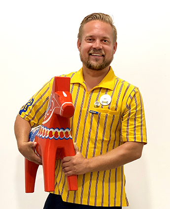 Linus Frejd, el nuevo responsable de la tienda de IKEA Málaga.