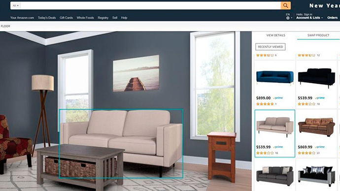 Amazon Showroom complementa a Discover y AR View, otras dos herramientas del marketplace