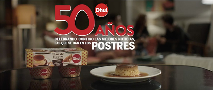 La marca de postres Dhul lanza una campaña digital centrada en el momento del postre