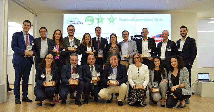 Los ganadores de la III Jornada de Logística de Sostenibilidad de ACECOC.