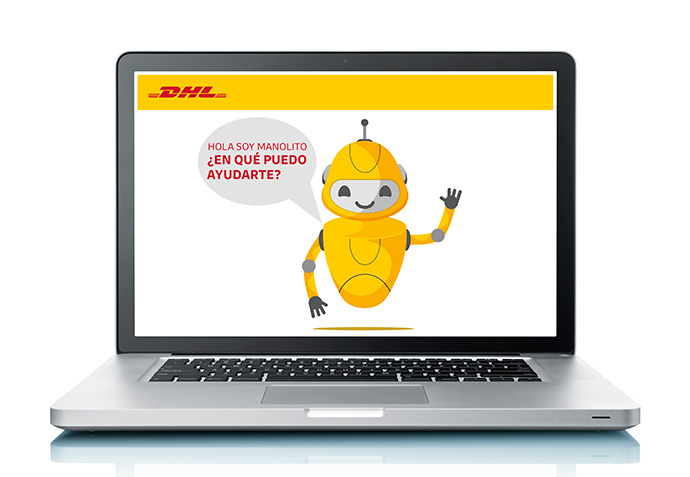 DHL ha introducido en su centro logístico de Sevilla, el robot informático Manolito