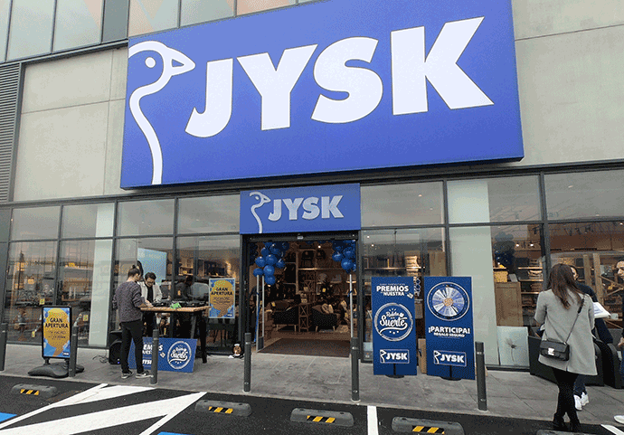 JYSK suma 68 tiendas en España