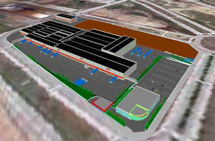 Grupo MAS invertirá 45 millones de euros en la construcción de una nueva plataforma logística en Guillena (Sevilla)