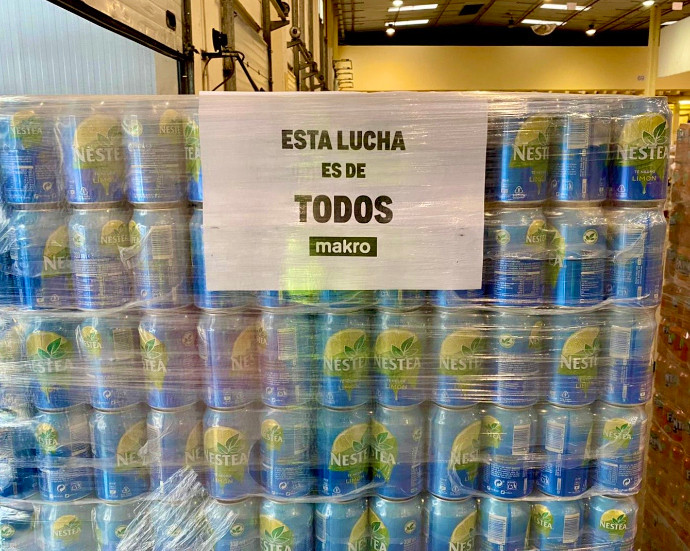 con un total de 25.000 productos de bollería, 5.000 refrescos y 1.000 tartas para el hospital provisional de Ifema (Madrid) y para las residencias de mayores en la región.