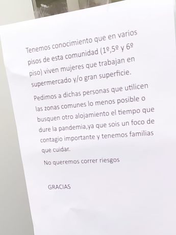 Uvesco denuncia casos de odio hacia sus trabajadores en sus vecindarios