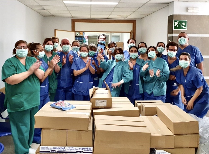 Supersol pone en marcha una batería de donaciones para hospitales españoles 