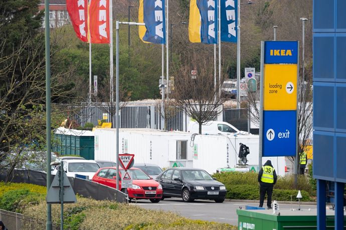 Ikea abre un centro de pruebas Covid-19 para trabajadores del NHS