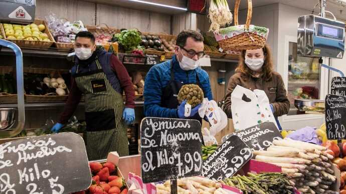 Los supermercados alcanzan los índices de contratación de un año 