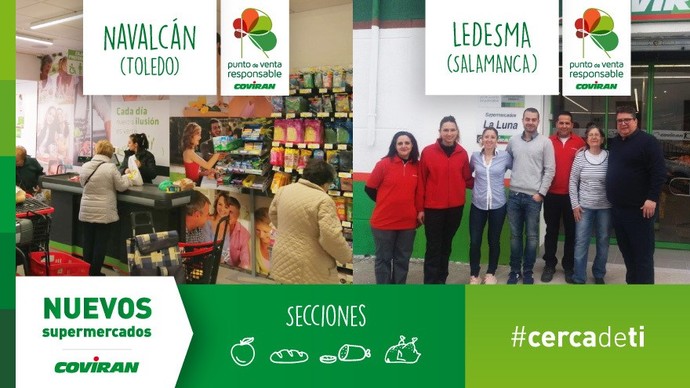 Hermanos Gómez y La Luna los dos nuevos supermercados de la cooperativa Covirán