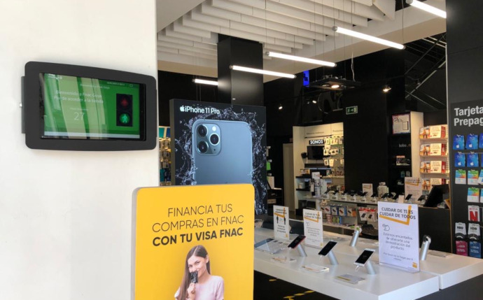 FNAC incorpora un sistema de conteo para controlar el aforo en su red de tiendas