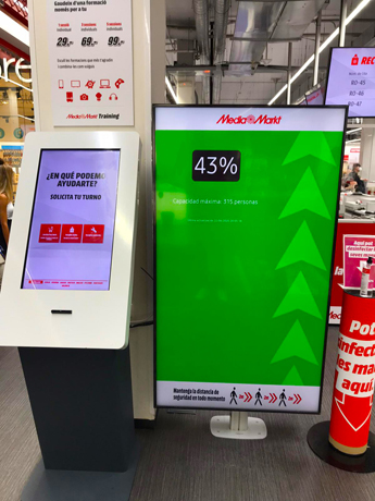 MediaMarkt implanta un sistema de control de aforo en sus tiendas