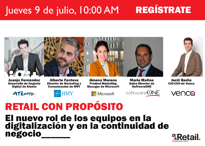 WEBINAR: ‘Retail con propósito. El nuevo rol de los equipos en la digitalización y en la continuidad de negocio’