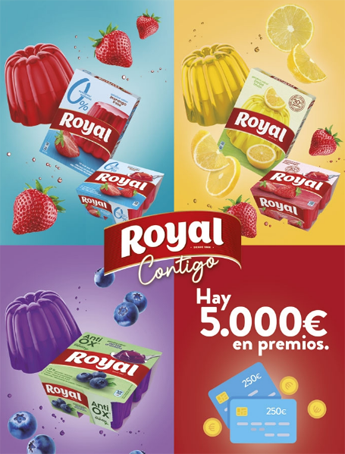 Royal relanza su gama de gelatinas con un 30% menos de azúcar