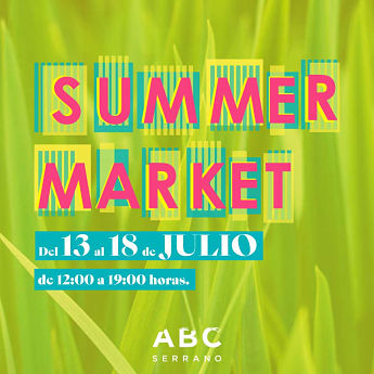 ABC de Serrano acoge su primer "Summer market"