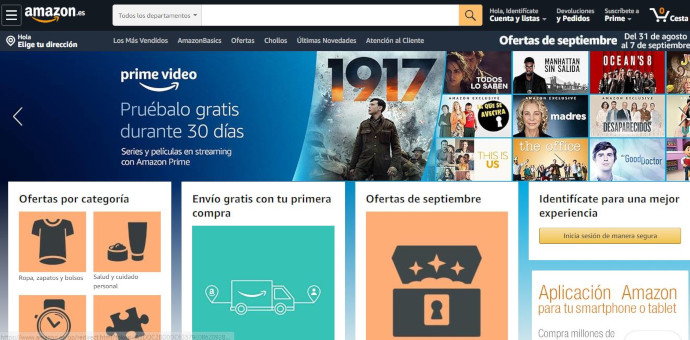 Amazon y AliExpress, líderes en el ecommerce español