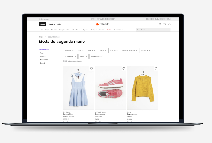 zalando segunda mano