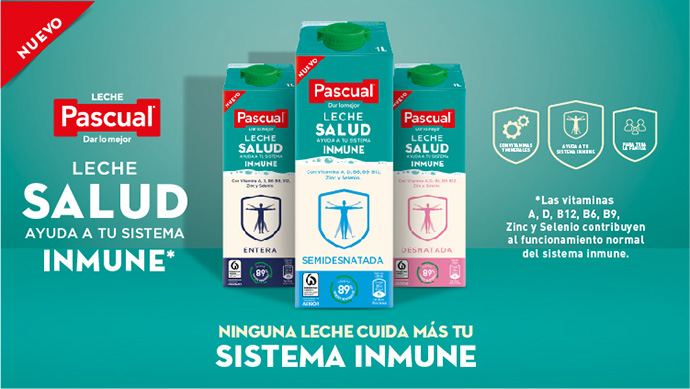 Pascual se adentra en la alimentación funcional con Leche Pascual Salud