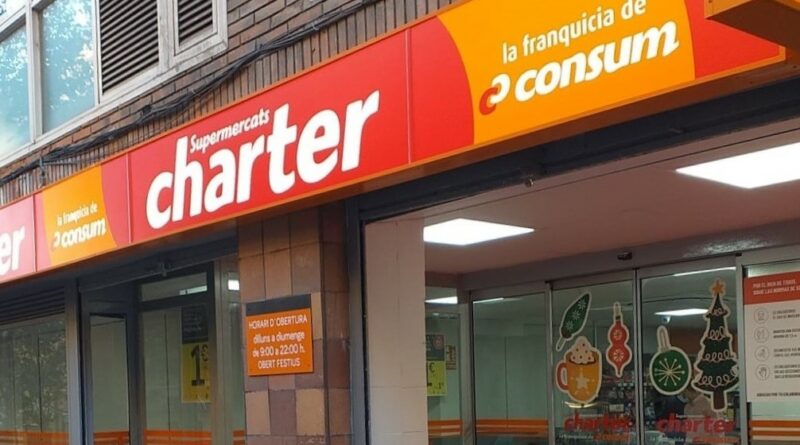 Charter crece con tres nuevos supermercados en Barcelona, Castellón y Valencia