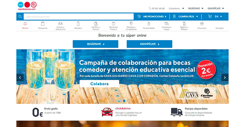 Caprabo inaugura un centro de distribución en Barcelona para su ecommerce