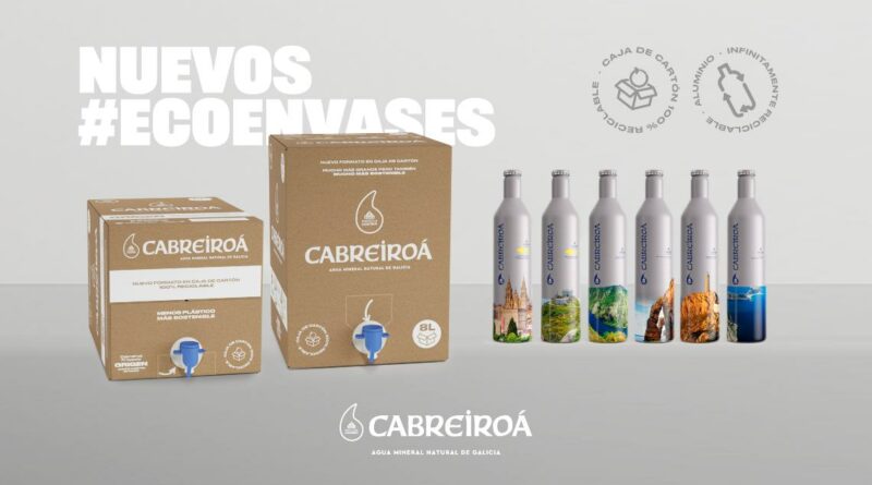 Cabreiroá apuesta por la sostenibilidad. Lanza dos nuevos envases sostenibles