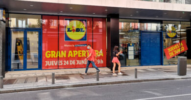 Nueva tienda urbana de Lidl, en el barrio de Malasaña (Madrid)