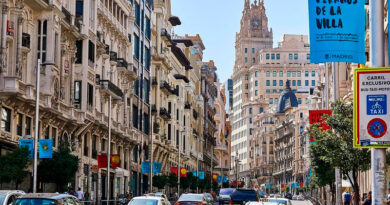 Las calles comerciales de Madrid, con menos transeúntes y consumo