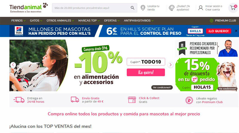 Packlink y Tiendanimal, los ecommerce con mejor rendimiento web