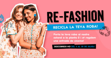 El centro comercial Parc Central se suma al reciclaje de prendas