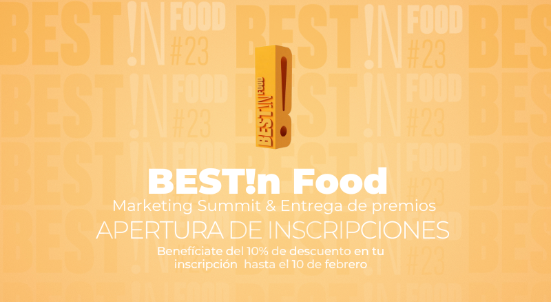 Best!N Food 2023, los Premios de Marketing Alimentario, abren plazo de inscripciones