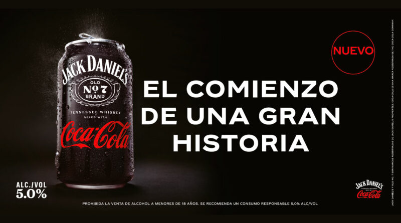 Coca-Cola y Jack’s Daniels lanzan en España su combinado listo para beber