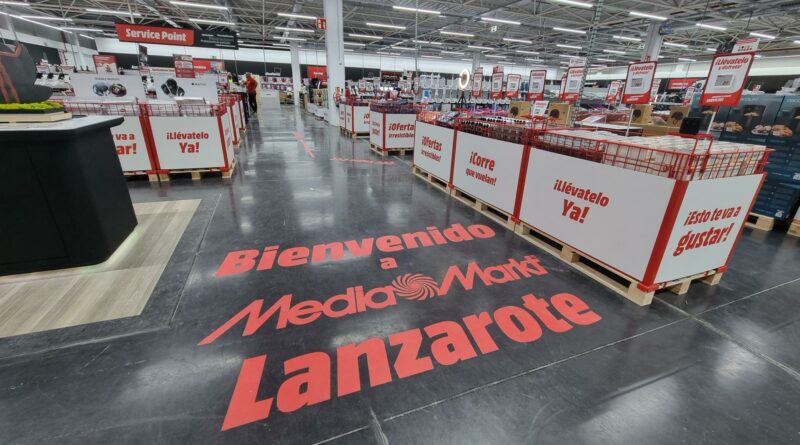 Mediamarkt llega a Lanzarote con su quinta tienda en las islas Canarias