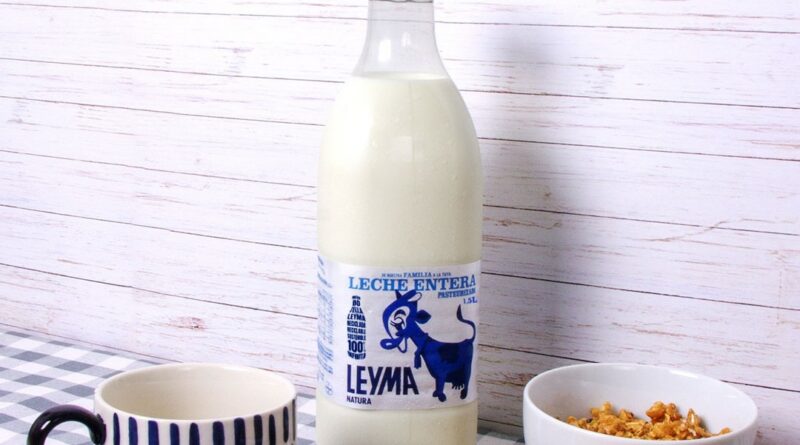 Leyma lanza la primera botella de leche 100% reciclada de España 