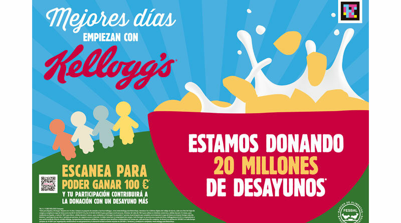 Las donaciones impulsadas por Kellogg’s llegan a los super de Grupo IFA