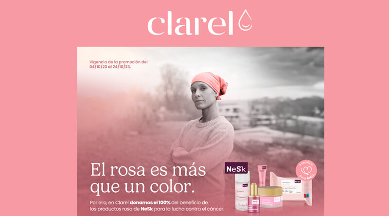 Clarel dona el 100% de los beneficios de la venta de productos rosas de NeSK
