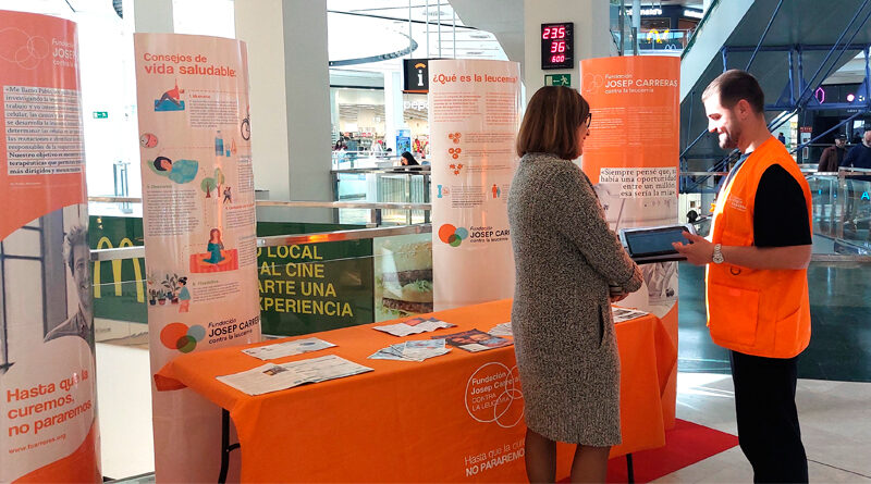 C.C Salera (Castellón) conciencia sobre la leucemia con Fundación Josep Carreras