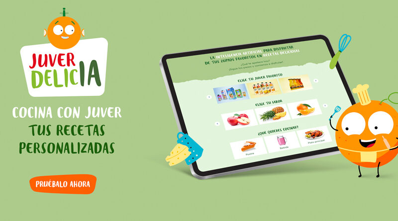 Juver Alimentación lanza Juver DelicIA para ofrecer recetas con zumos