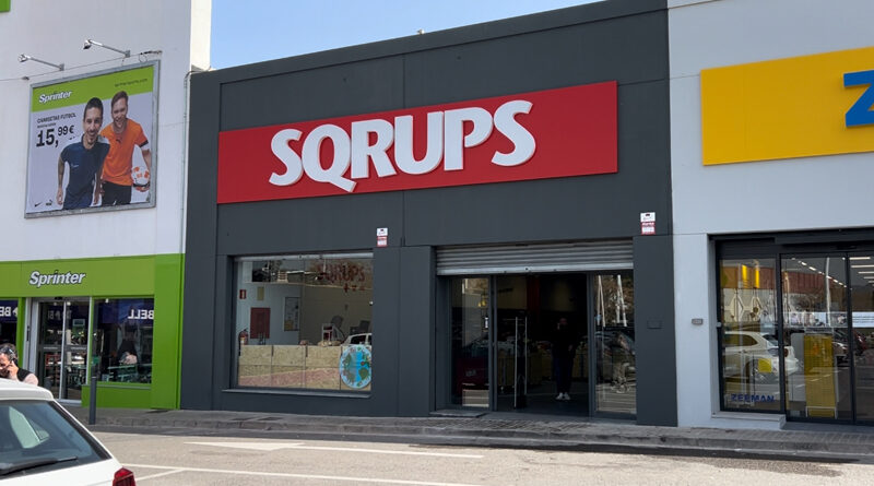 Sqrups! abre un mega-outlet en Sagunto (Valencia), el segundo a nivel nacional