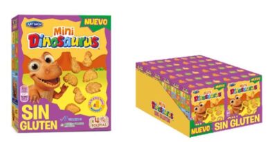 Las nuevas Mini Dinosaurus Sin Gluten se convierten en la opción perfecta para los niños celíacos