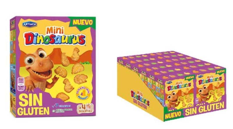 Las nuevas Mini Dinosaurus Sin Gluten se convierten en la opción perfecta para los niños celíacos