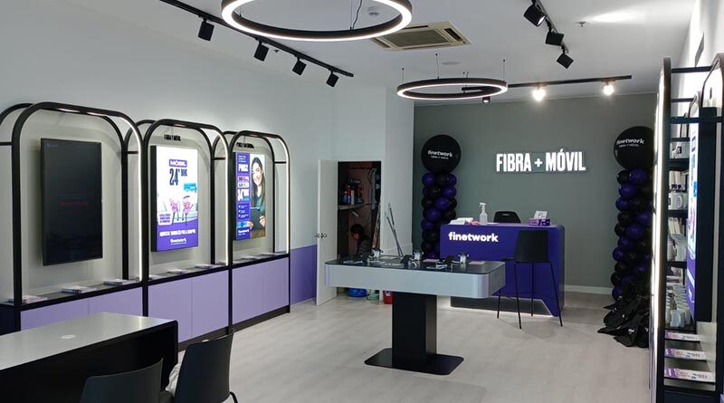 Imagen de la nueva tienda de Finetwork en Terrassa (Barcelona), ubicada en el centro comercial Carrefour Terrassa