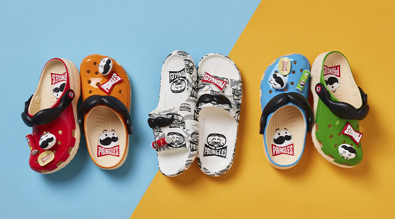 Pringles y Crocs lanzan una exclusiva colección de calzado