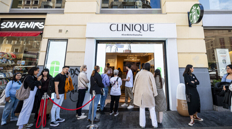 La tienda pop-up de Clinique se instala en la Gran vía madrileña