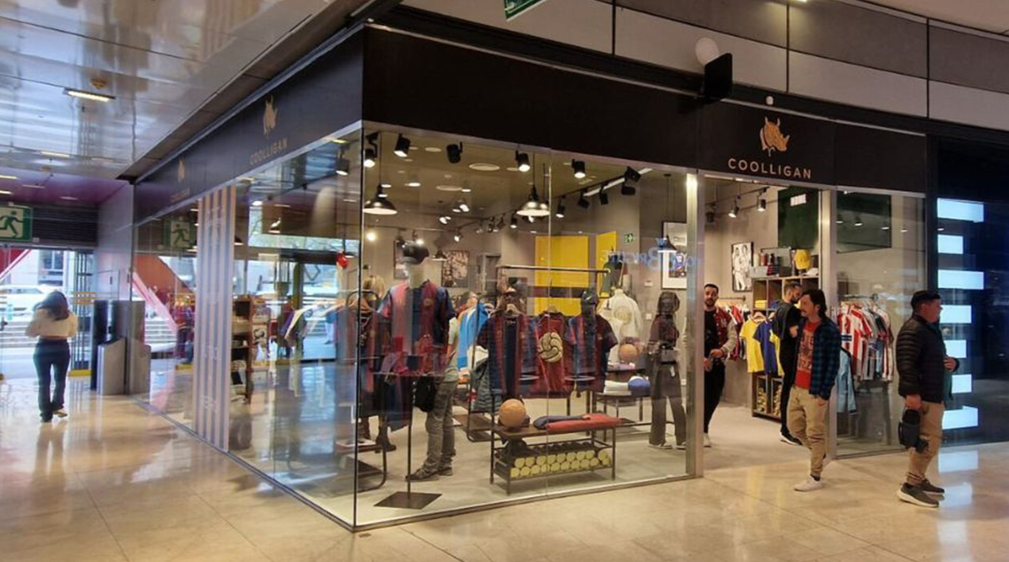 tienda pop-up Coolligan Barcelona